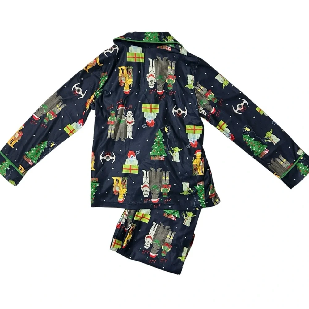 🆕Star Wars Christmas Choir Winter Holiday Flannel Boys Pajamas Set Size XS 4/5